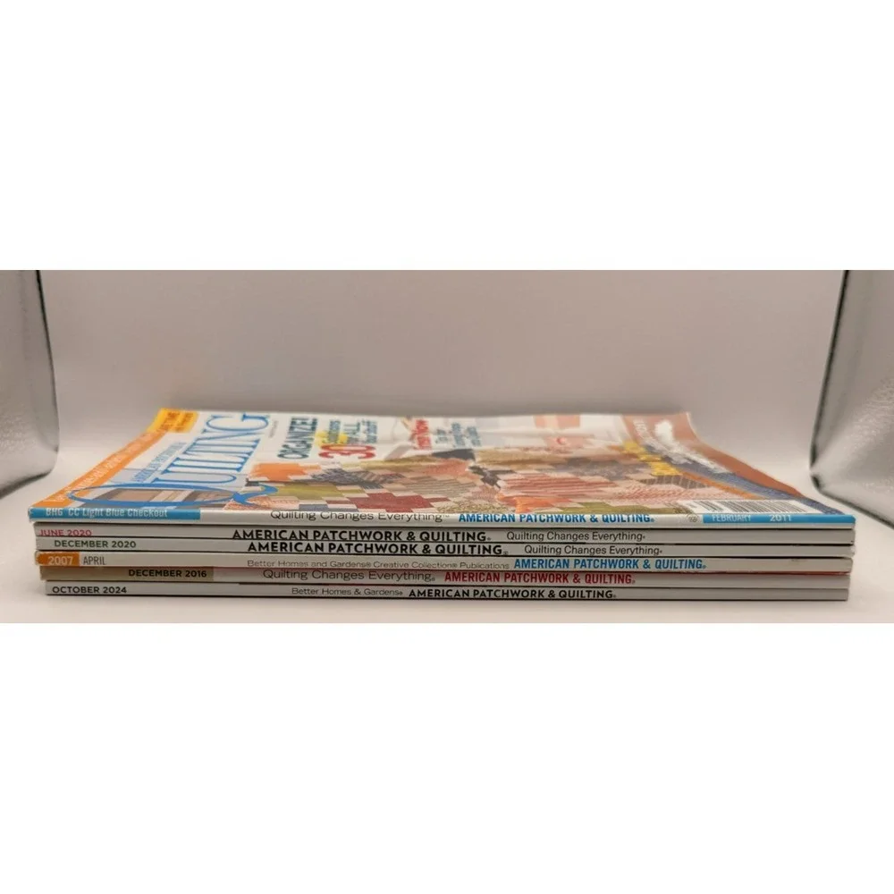 Quilting Magazine Lot of 7 American Patchwork McCall's 2007-2024 Patterns